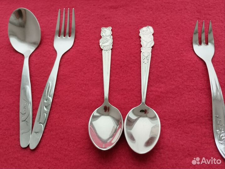 Вилки, ложки детские СССР
