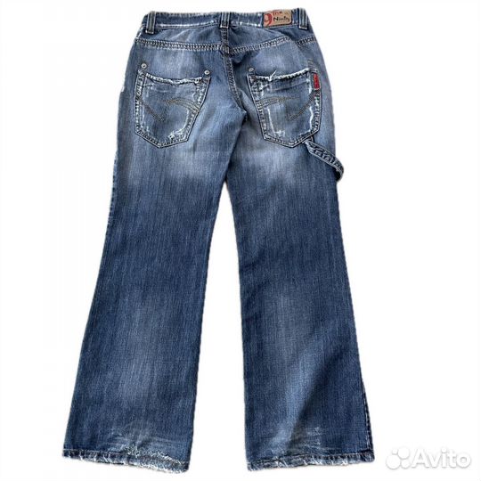 Джинсы широкие