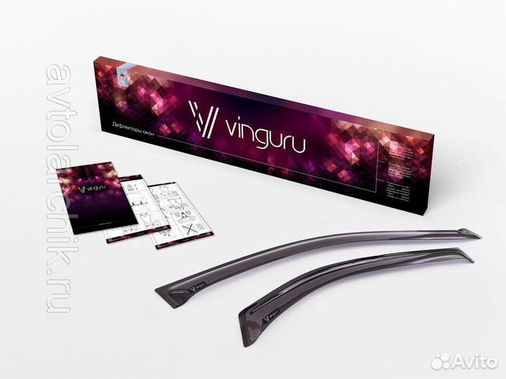 Дефлекторы окон Renault Scenic II 2003-2009