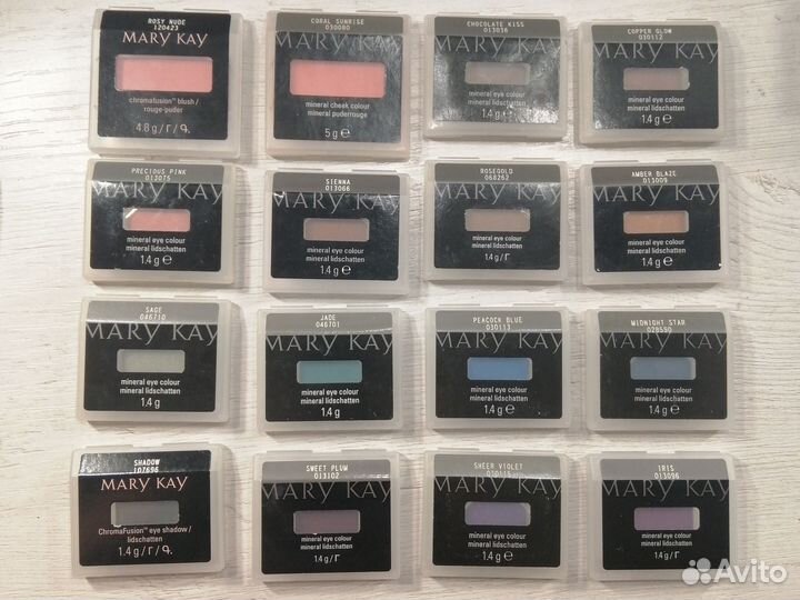 Тени, румяна Мэри Кэй