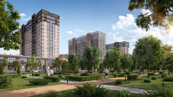 1-к. квартира, 47,9 м², 9/16 эт.