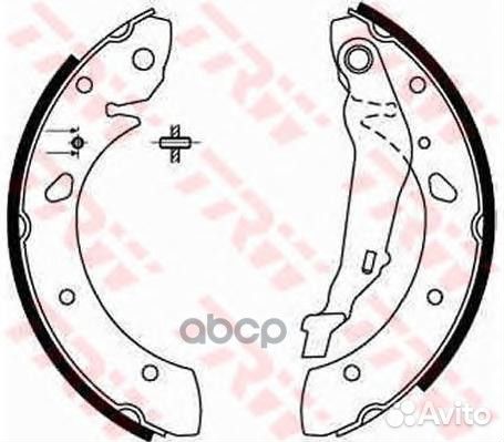 К-т бараб. тормоз. колодок GS8632 TRW