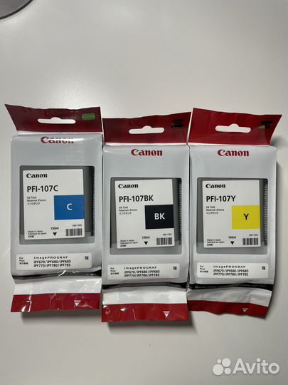 Картридж canon PFL-107BK