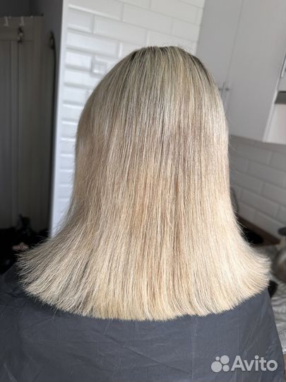 Кератиновое выпрямление волос на дому