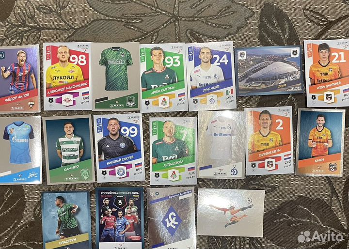 Наклейки Panini рпл 2023 2024