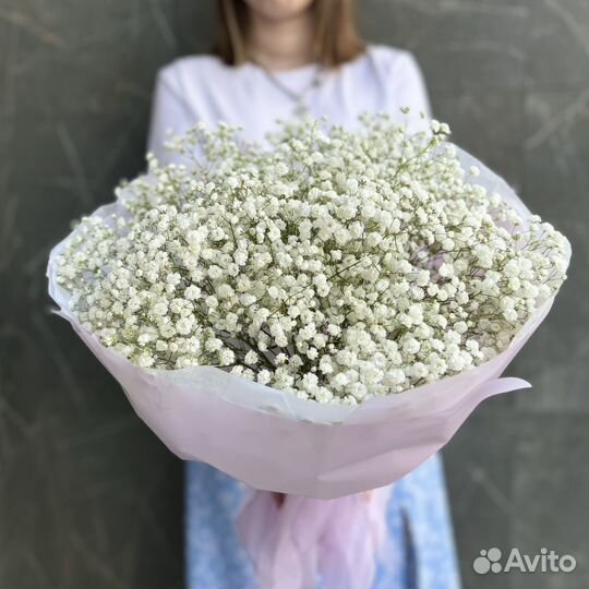 Букет из гипсофилы, цветы с доставкой