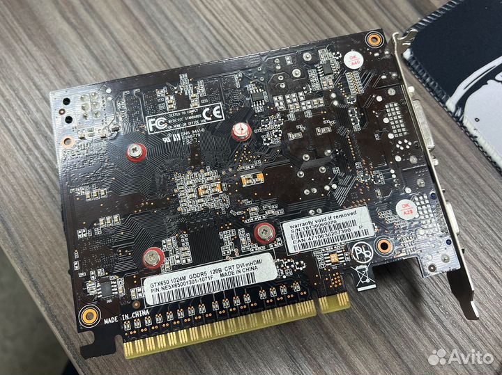 Видеокарта GTX 650 1Gb / Palit/Asus