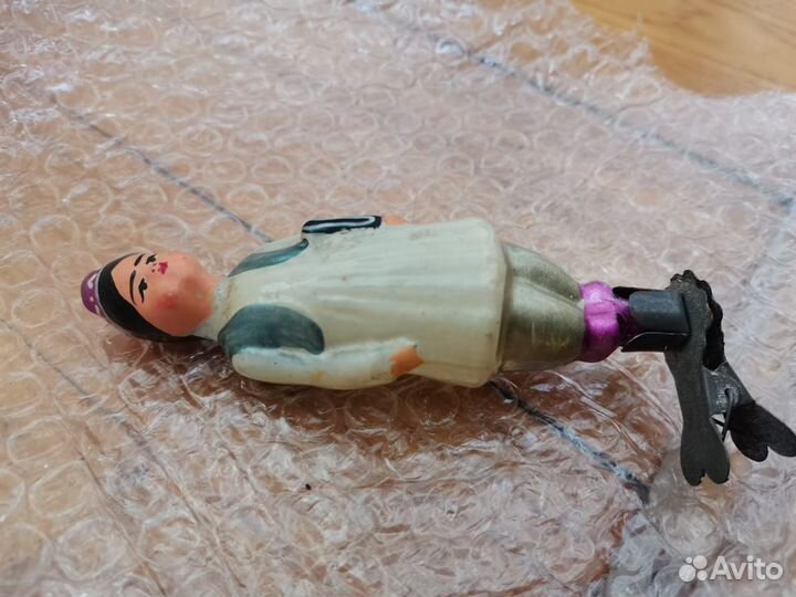 Ёлочная игрушка редкая Таджичка СССР ранняя