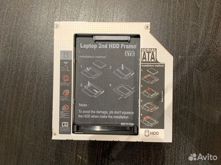 Optibay. Переходник/адаптер IDE SATA 9,5mm