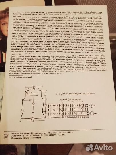 Наборы открыток,Вязание, СССР 1980 г