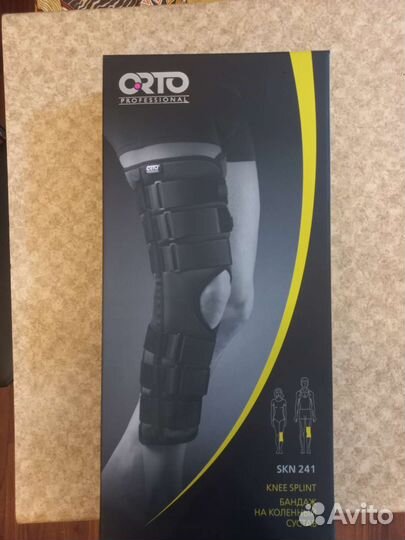 Бандаж на коленный сустав orto professional