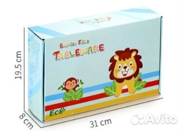 Детская бамбуковая посуда