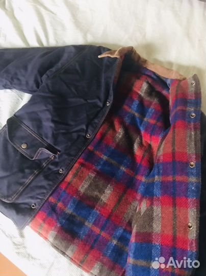 Зимняя куртка шерпа двухстороняя. 128-134