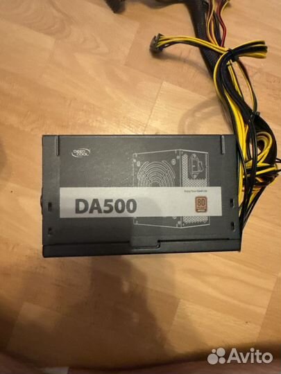 Блок питания 500w Deepcool DA500w 80 plus Bronze