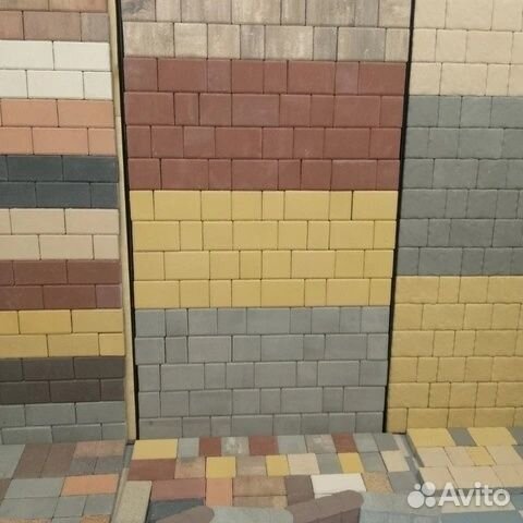 Вибропрессованная тротуарная плитка