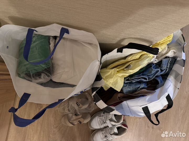 3 пакета летних вещей XS и обуви 36