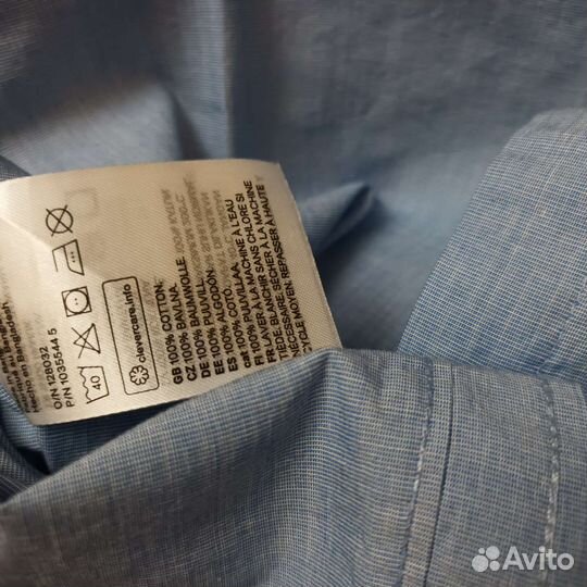 Новая рубашка голубая на мальчика