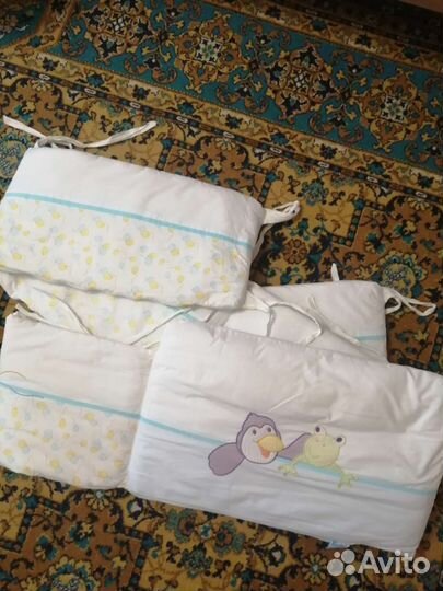 Бортики в детскую кроватку бу