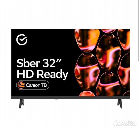 Новый смарт телевизор 32 дюйма sber