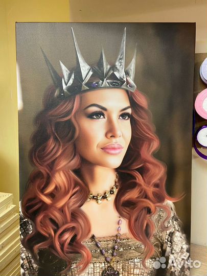 Портрет по фото на холсте,картины на холсте