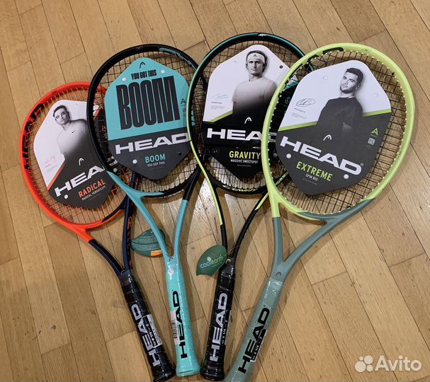 Ракетка для большого тенниса Head 4 вида