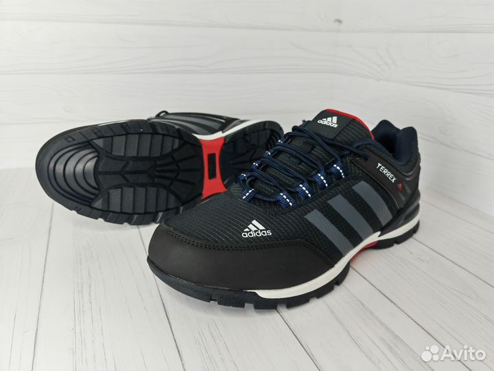 Термо-кроссовки Adidas Terrex осень-зима, синие