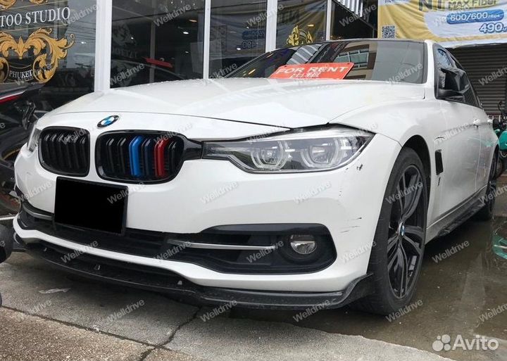 Сплиттер BMW 3 F30 NM на бампер без М пакета