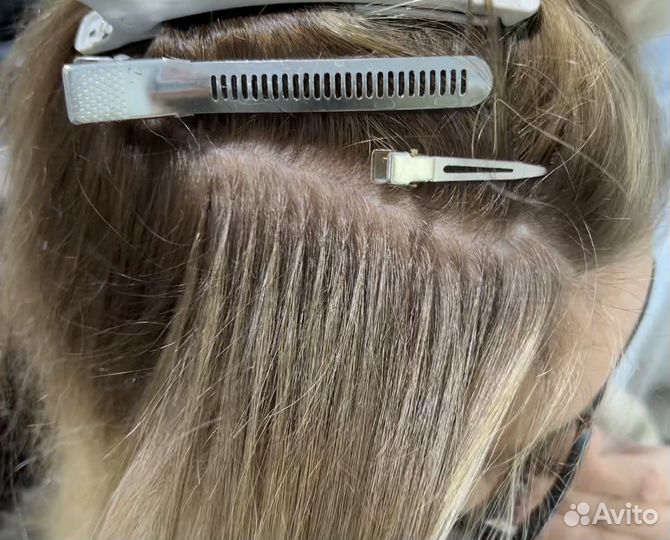 Наращивание волос капсулы/ленты