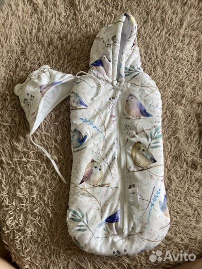 Кокон-конверт для новорожденных