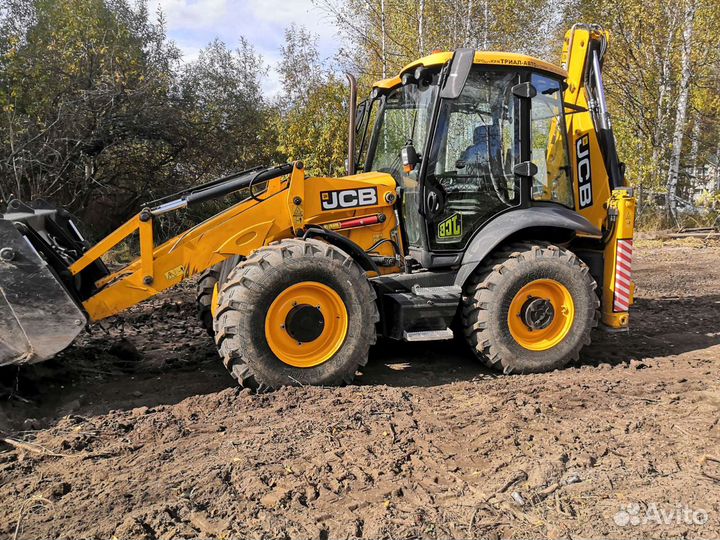 Услуги экскаватора-погрузчика JCB 3CX