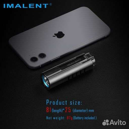 Миниатюрный, но ооочень яркий фонарь imalent LD70