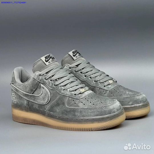 Кроссовки Nike Air Force 1 Серые (Арт.26402)