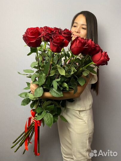 Метровые розы 100 см 80 см 70 см 60 см цветы букет