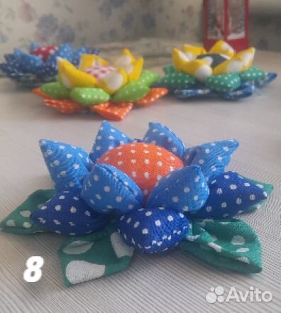 Игольницы Кувшинки в лоскутной (пэчворк) технике