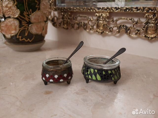 Солонка/Перечница/Горчичница СССР, 4шт