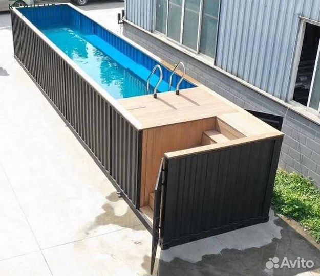 Бассейн в контейнере