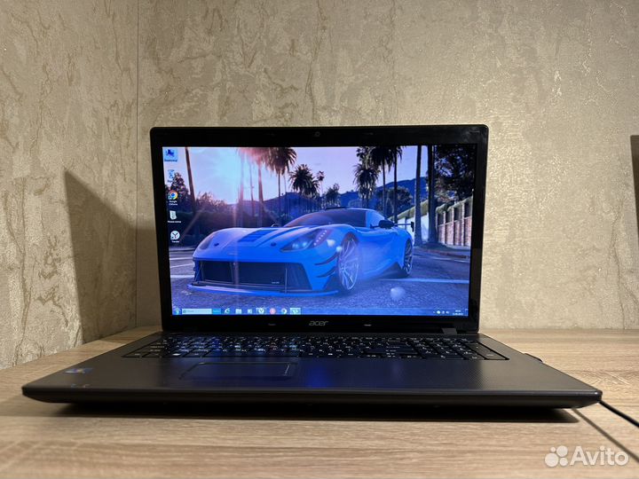 Мощный игровой ноутбук Acer 500GB/HDD/2видеокарты