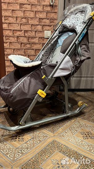 Детские санки коляска бу