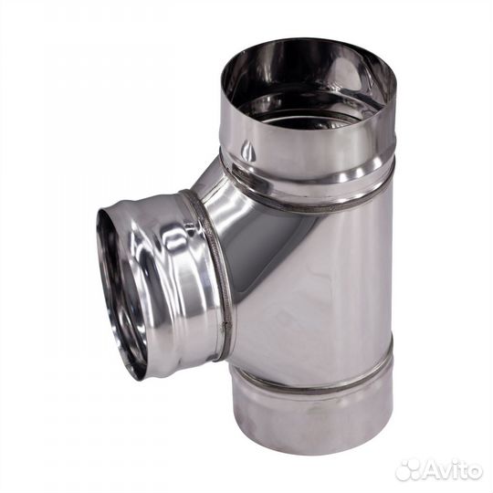 Тройник 90 D115мм 0,5мм aisi430