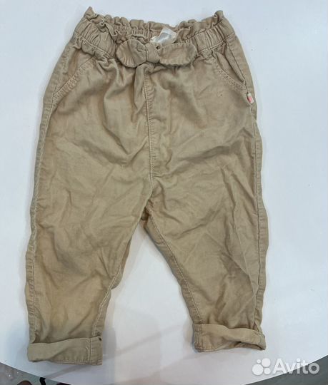 Брюки джинсы для девочки h&m 86