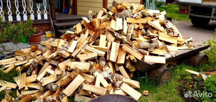 Дрова Осина подготовленные с доставкой любого объе