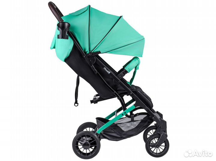 Детская прогулочная коляска Costa Tracy, зеленая