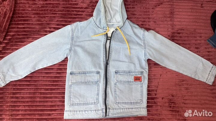 Джинсовая куртка детская 122