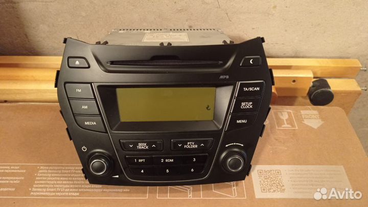Шатная магнитола на hyundai santa fe 3