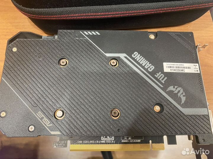 Видеокарта GTX 1660 super 6gb asus TUF