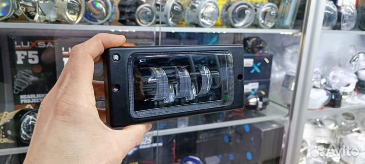 Led птф ваз 2110-2115 туманки 50 ватт 5 линз