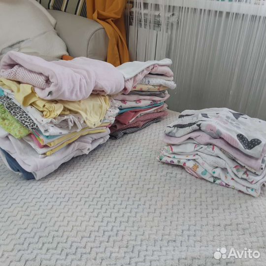 Одежда пакетом для девочки 56, 62, 68