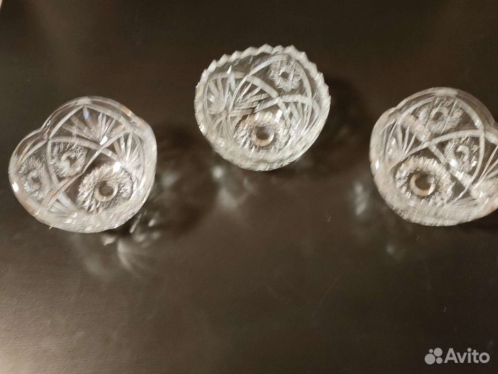 Хрустальные вазочки СССР