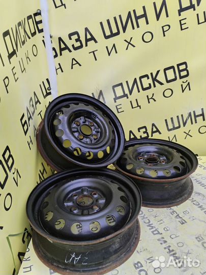 Штампованный диск R14 4x100 4.5J ет 39 Цо 54.1