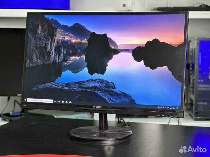 Прямой монитор philips 27 дюйма 75hz